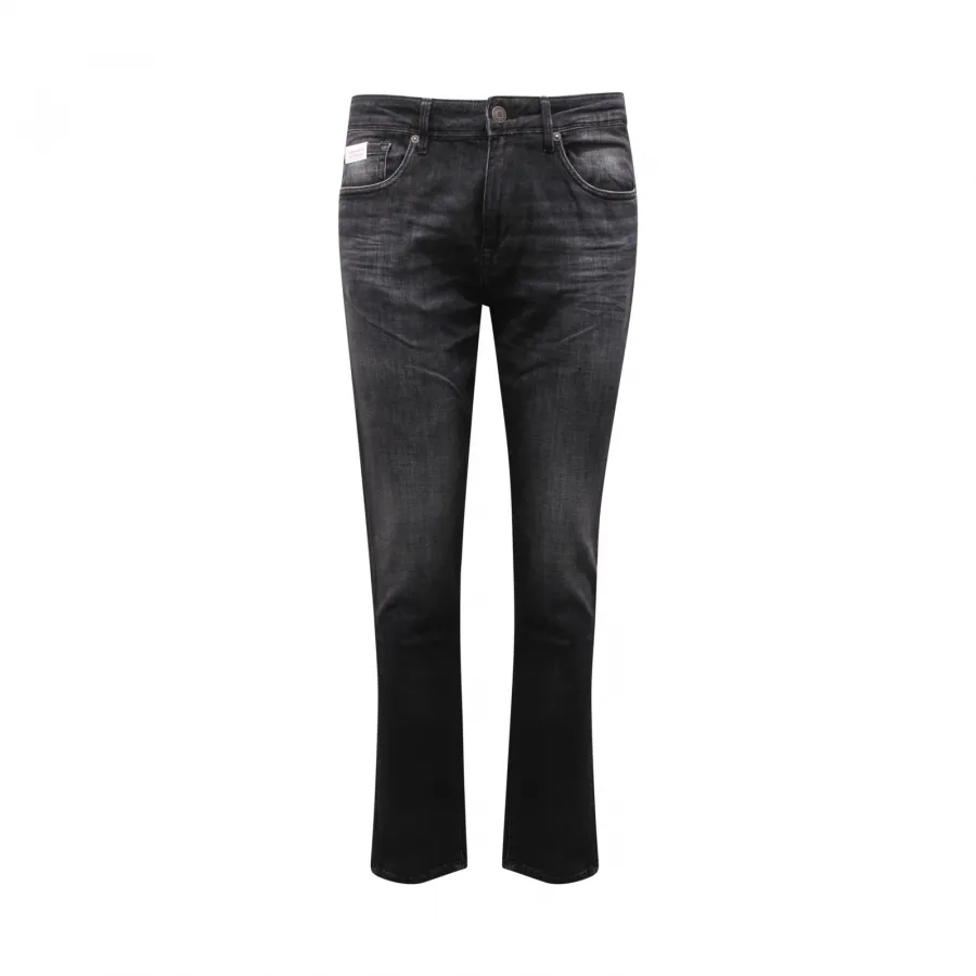 2881AR jeans uomo SELECTED HOMME SLIM man denim trousers dark grey