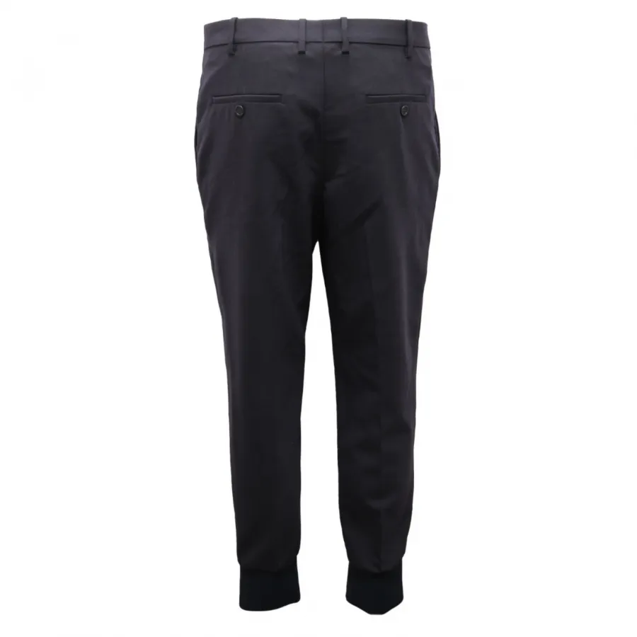 3710AL pantalone uomo NEIL BARRETT man SLIM FIT wool blend trousers blue