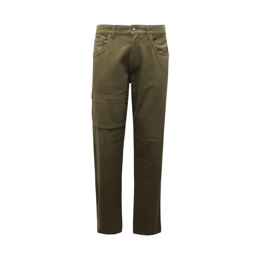 3812AQ jeans uomo MOSCHINO COUTURE man garment dyed trousers