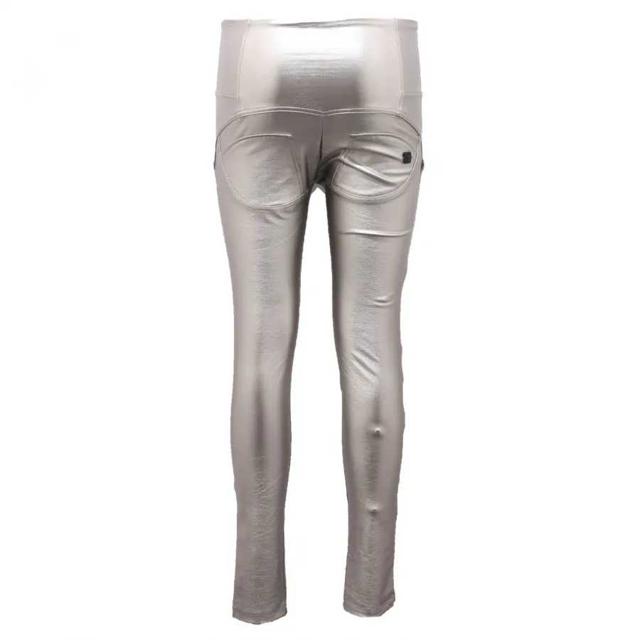 8387AM pantalone donna FREDDY woman veg leather trousers