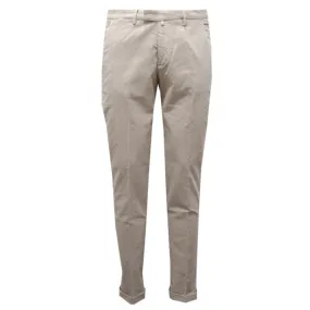 8419AG pantalone uomo BRIGLIA off white corduroy trouser man