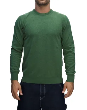 A-B-Kost  Girocollo puro cashmere verde     