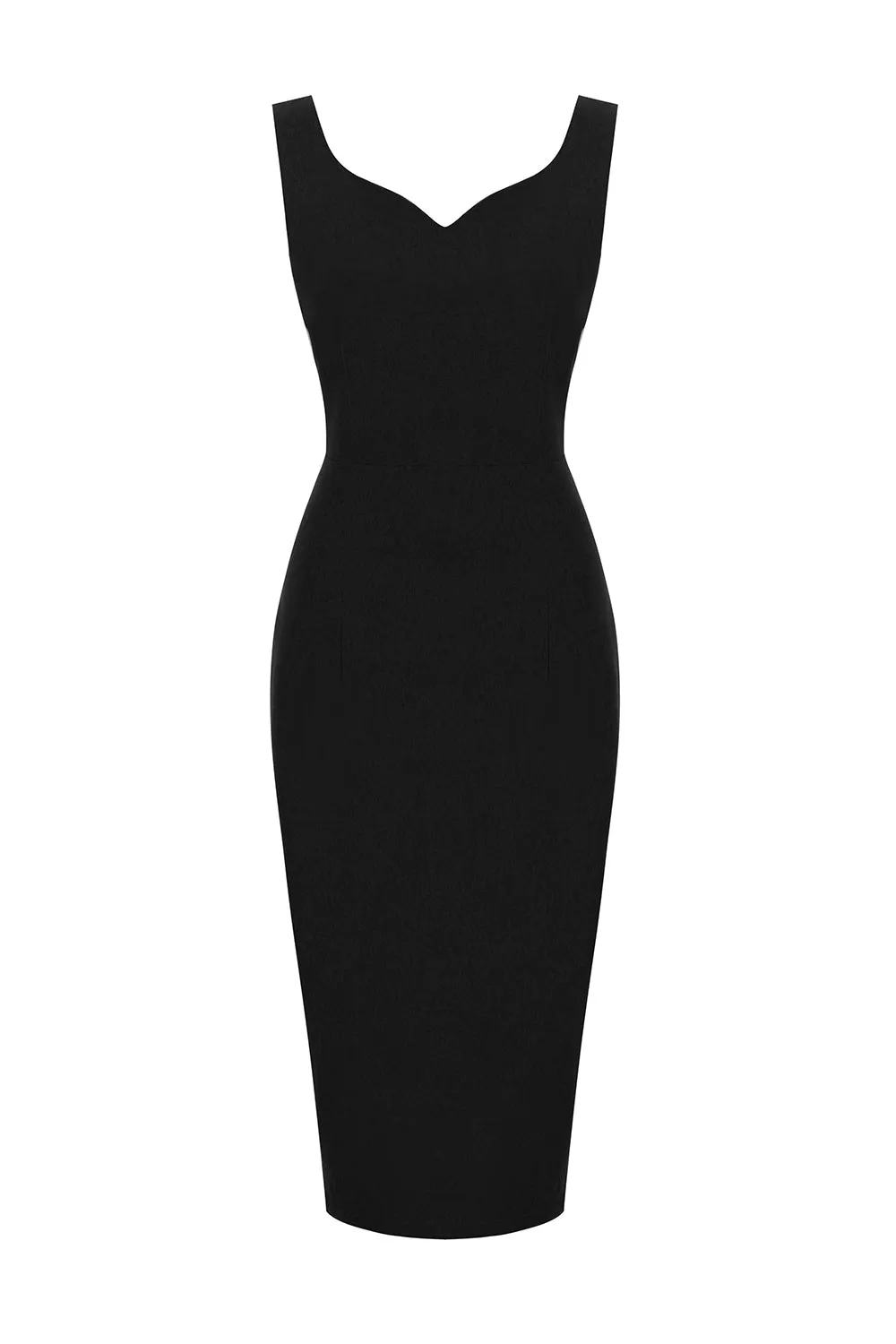 Abito Bodycon nero anni '60
