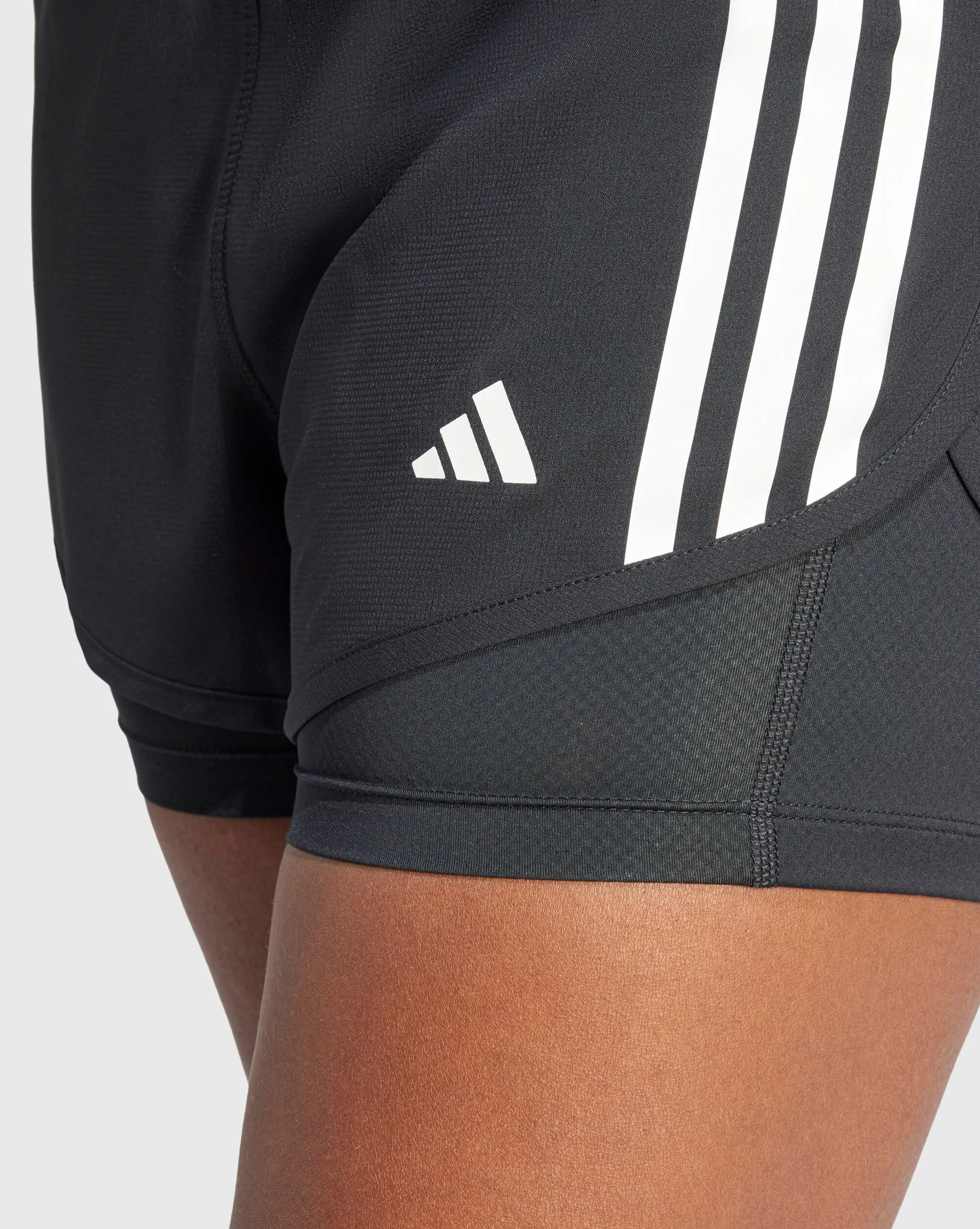 Adidas Shorts 2 in 1 da Running AEROREADY  Nero Donna