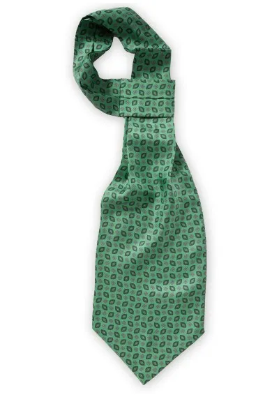 Ascot nobile verde ornamenti floreali