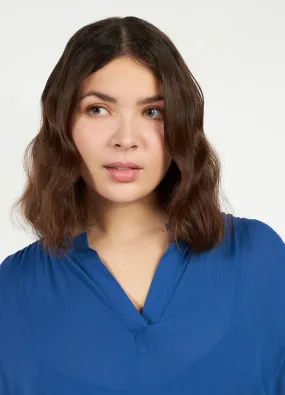Blusa a manica lunga donna curvy