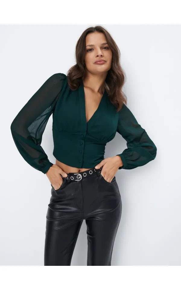 Blusa in chiffon