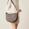 BORBONESE 07 LUNA BAG MIDDLE X11 OP NAT NERO