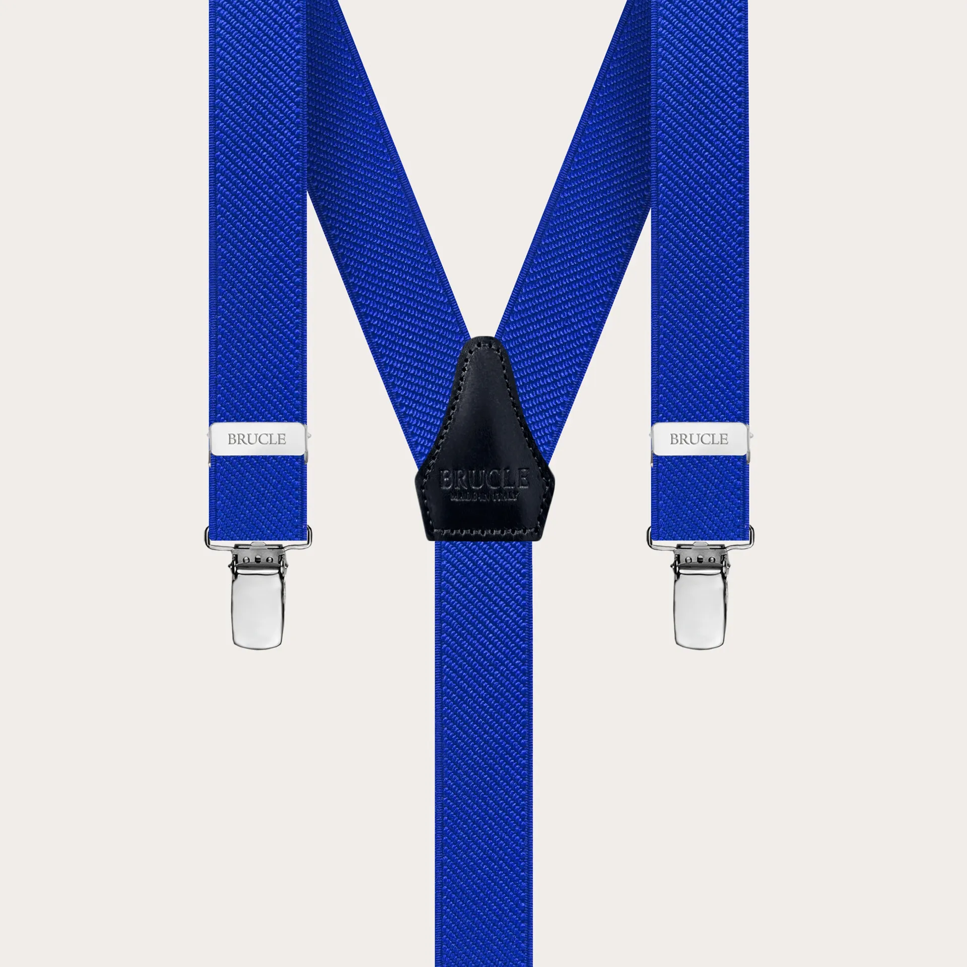 Bretelle sottili unisex a Y, blu royal