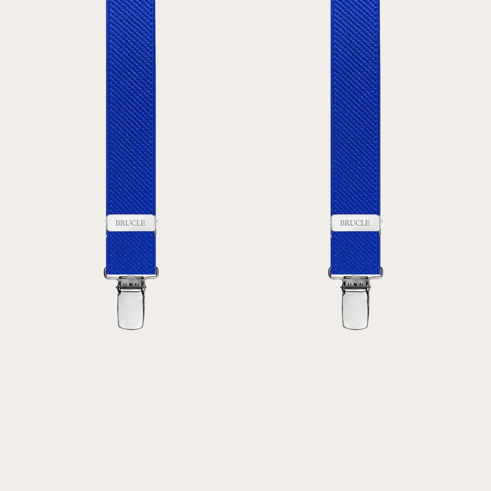Bretelle sottili unisex a Y, blu royal