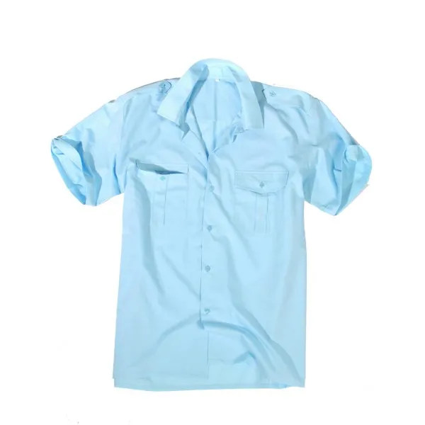 Camicia da divisa SECURITY m/corta Azzurro