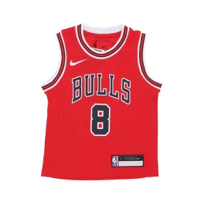 Canotta Basket Ragazzo Nba Icon Edition Replica Jersey No 8 Zach Lavine Chibul Original Team Colors
