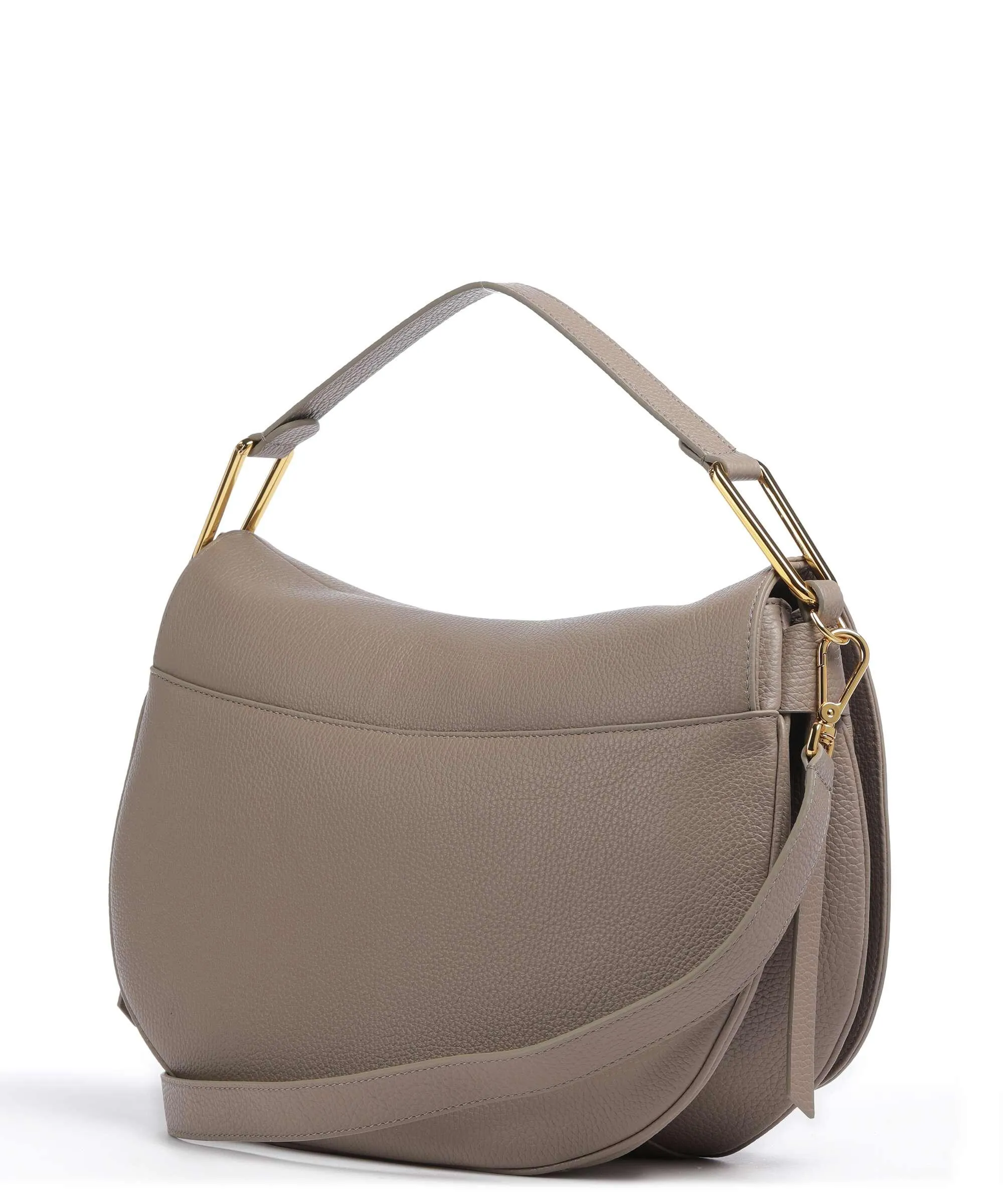  Coccinelle Magie Soft Borsa hobo pelle di vacchetta grana taupe  