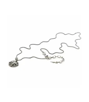 Collana Uomo Cesare Paciotti 4US Argento Rosa dei Venti JPCL2075V