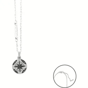 Collana Uomo Cesare Paciotti 4US in Acciaio con Rosa dei Venti