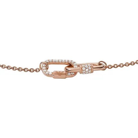 EMPORIO ARMANI Bracciale Emporio Armani in acc. rosè e cristalli