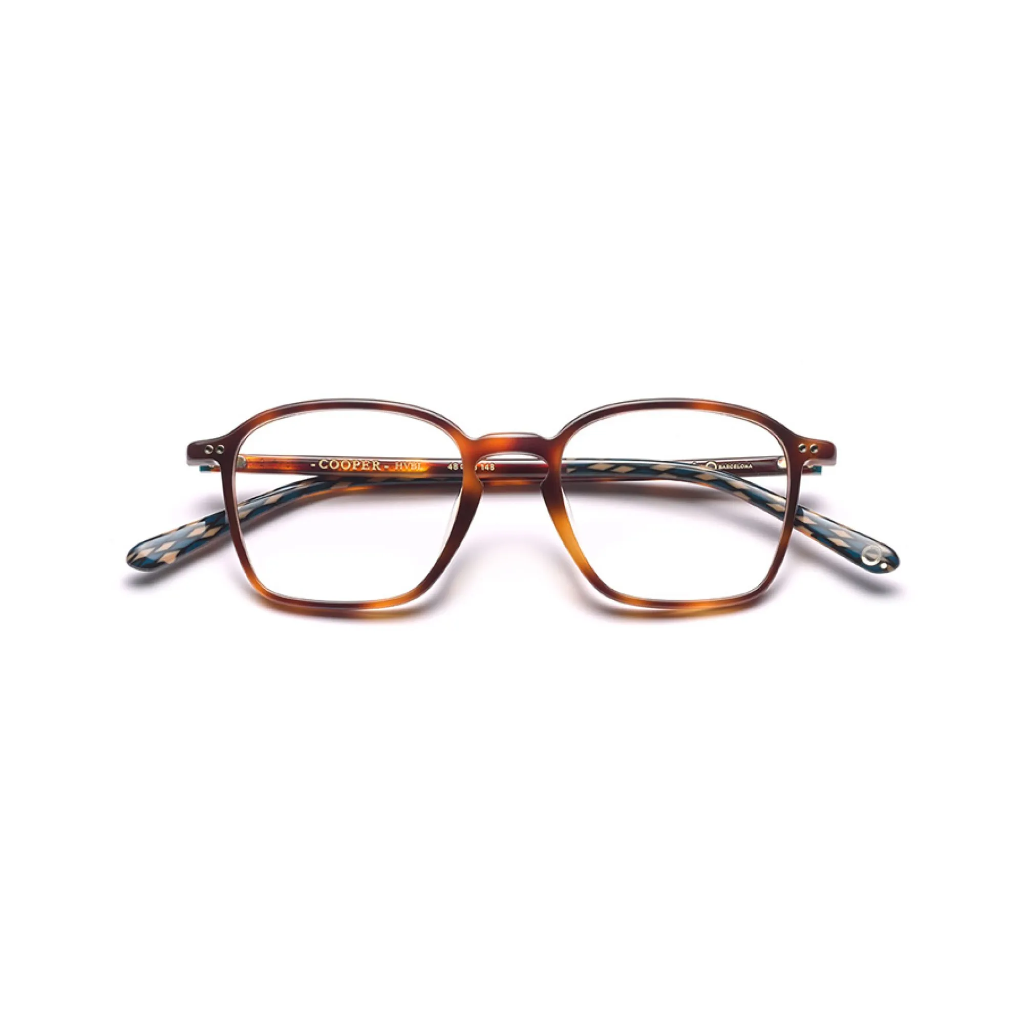   Etnia Barcelona COOPER - HVBL Blu Avana | Occhiale Da Vista Unisex 