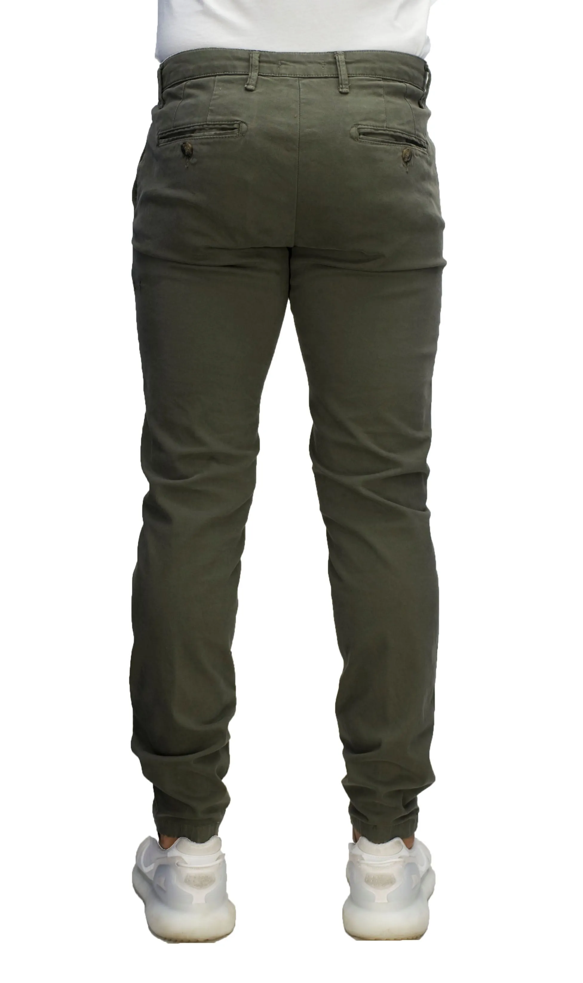 F Studio  Pantalone invernale di cotone verde     