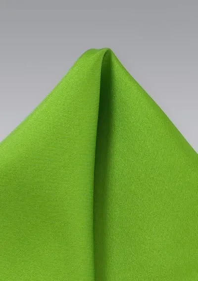 Fazzoletto da taschino verde muschio seta