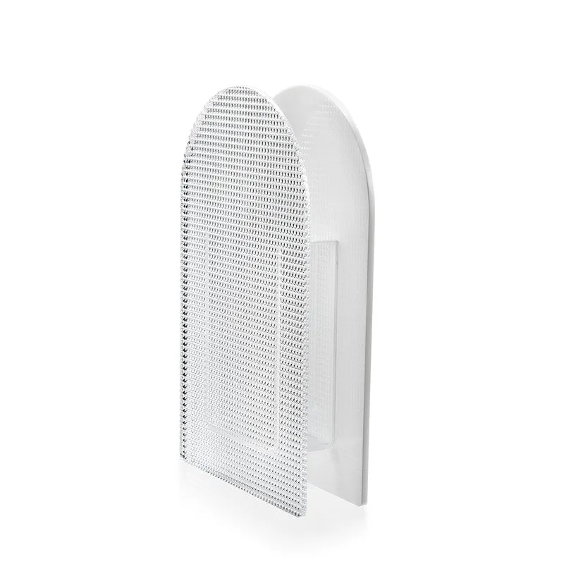 Iplex Arko vaso trasparente/bianco