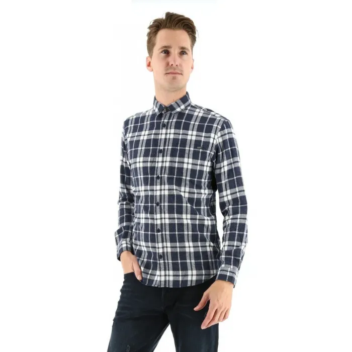 Jack & Jones Jorbravo Shirt a scacchi blu