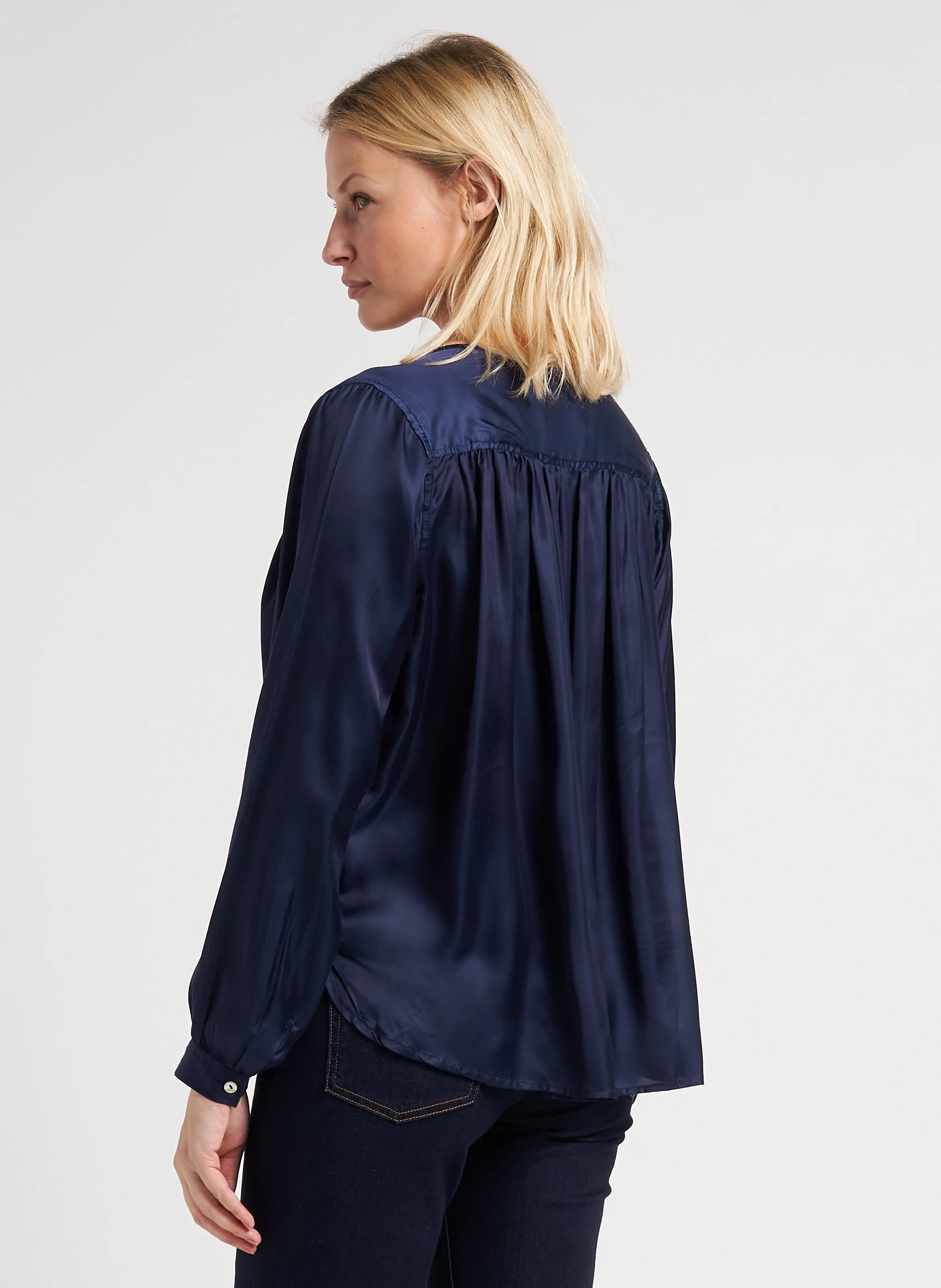  LEON & HARPER   CAKE - Blusa con scollo tondo | Blu