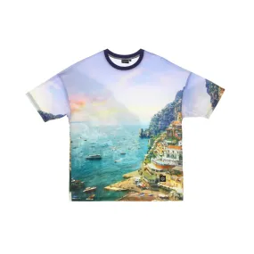 maglietta uomo costiera amalfitana tee WHITE/MULTI