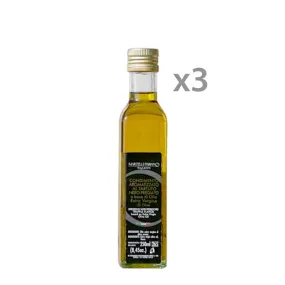 Martelli Fabiano Tartufi 3 bottiglie - Condimento aromatizzato al Tartufo Nero Pregiato 250 ml