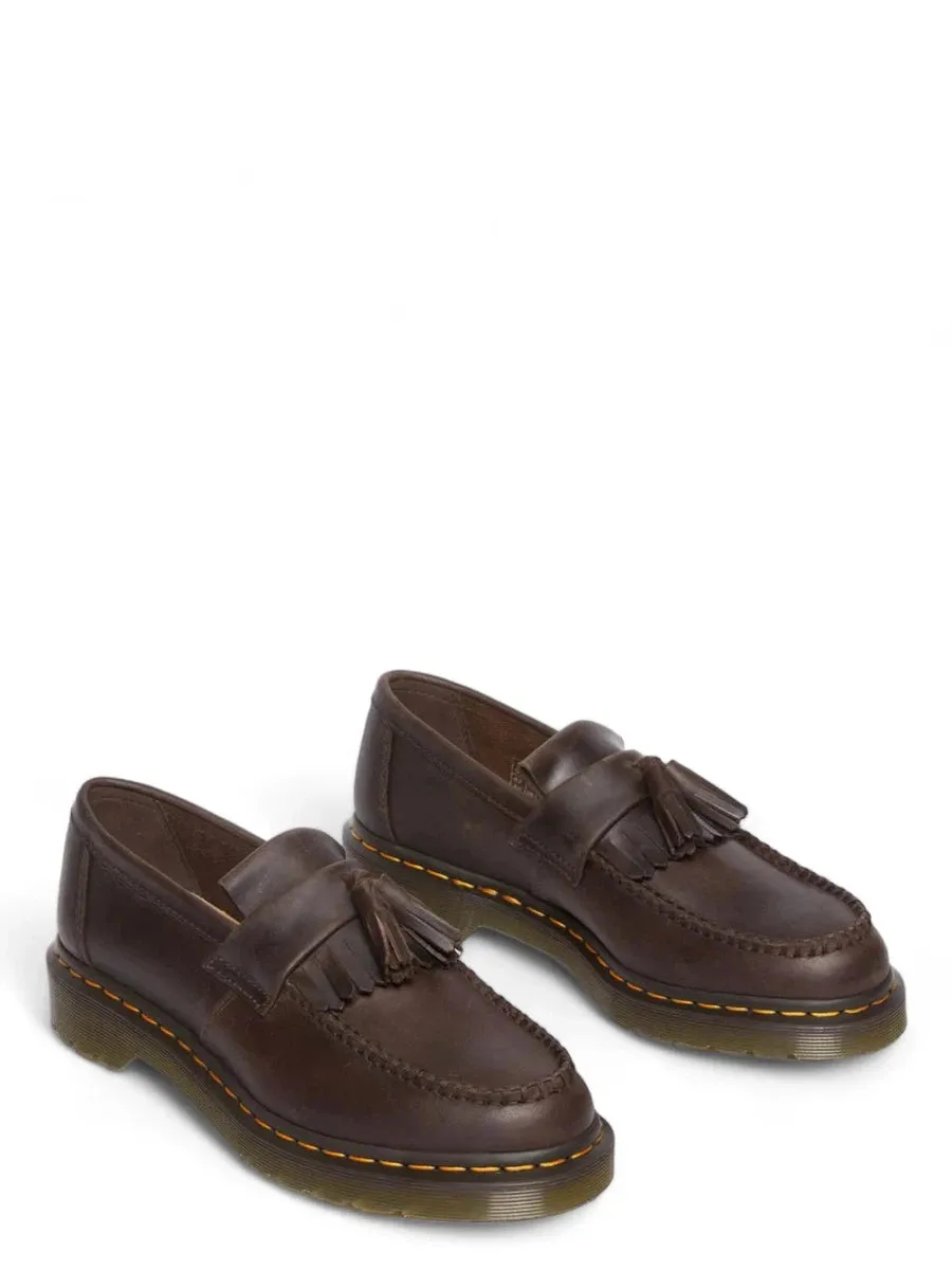Mocassini Adrian con Nappine in Pelle Crazy Horse