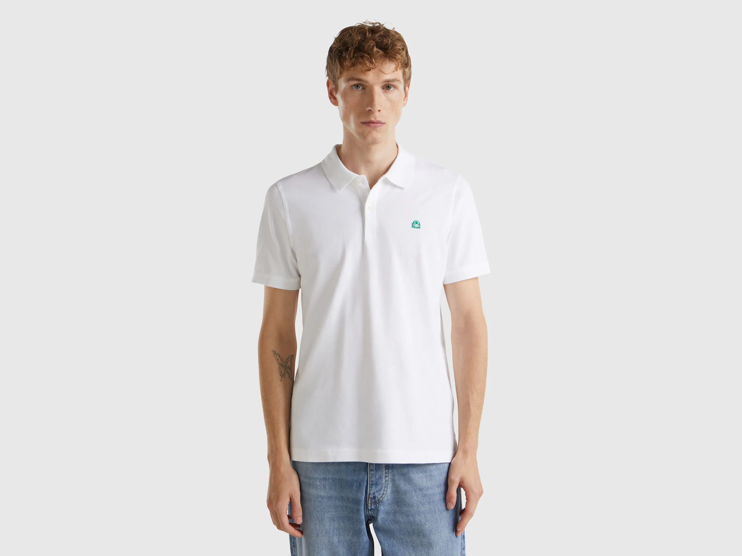 Nuovi arrivi Polo bianca slim fit