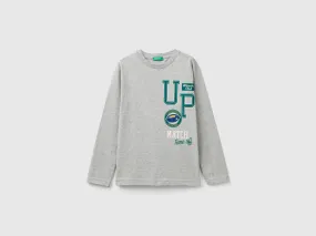 Nuovi arrivi T-shirt manica lunga in cotone bio