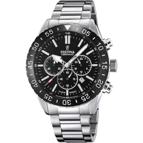 Orologio Festina Ceramic Acciaio Nero