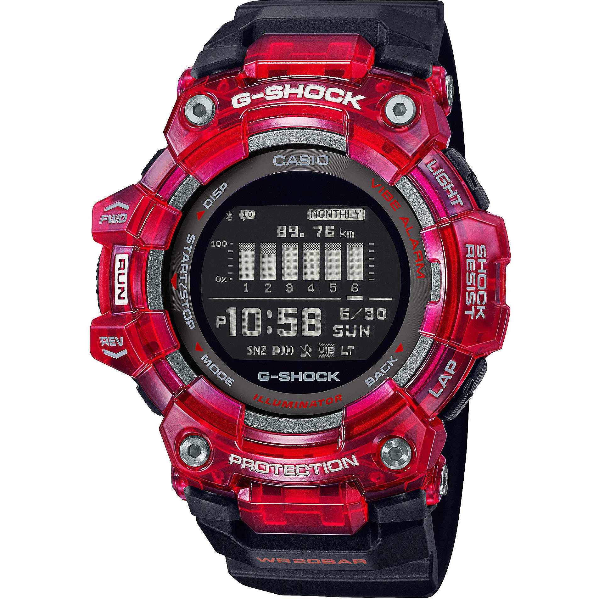 orologio G-Shock G-Squad Nero multifunzione uomo