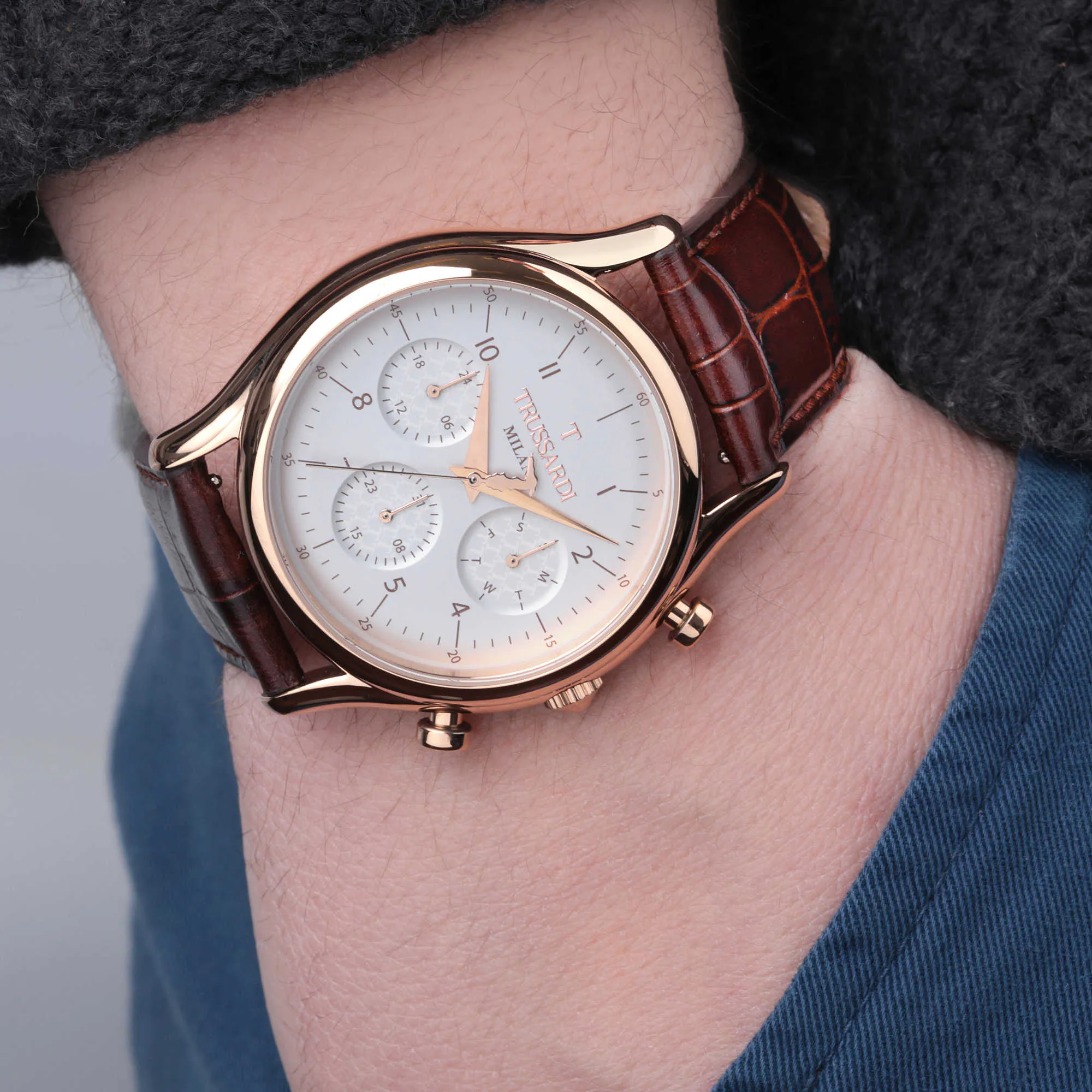 orologio Trussardi T-Light Acciaio / pelle