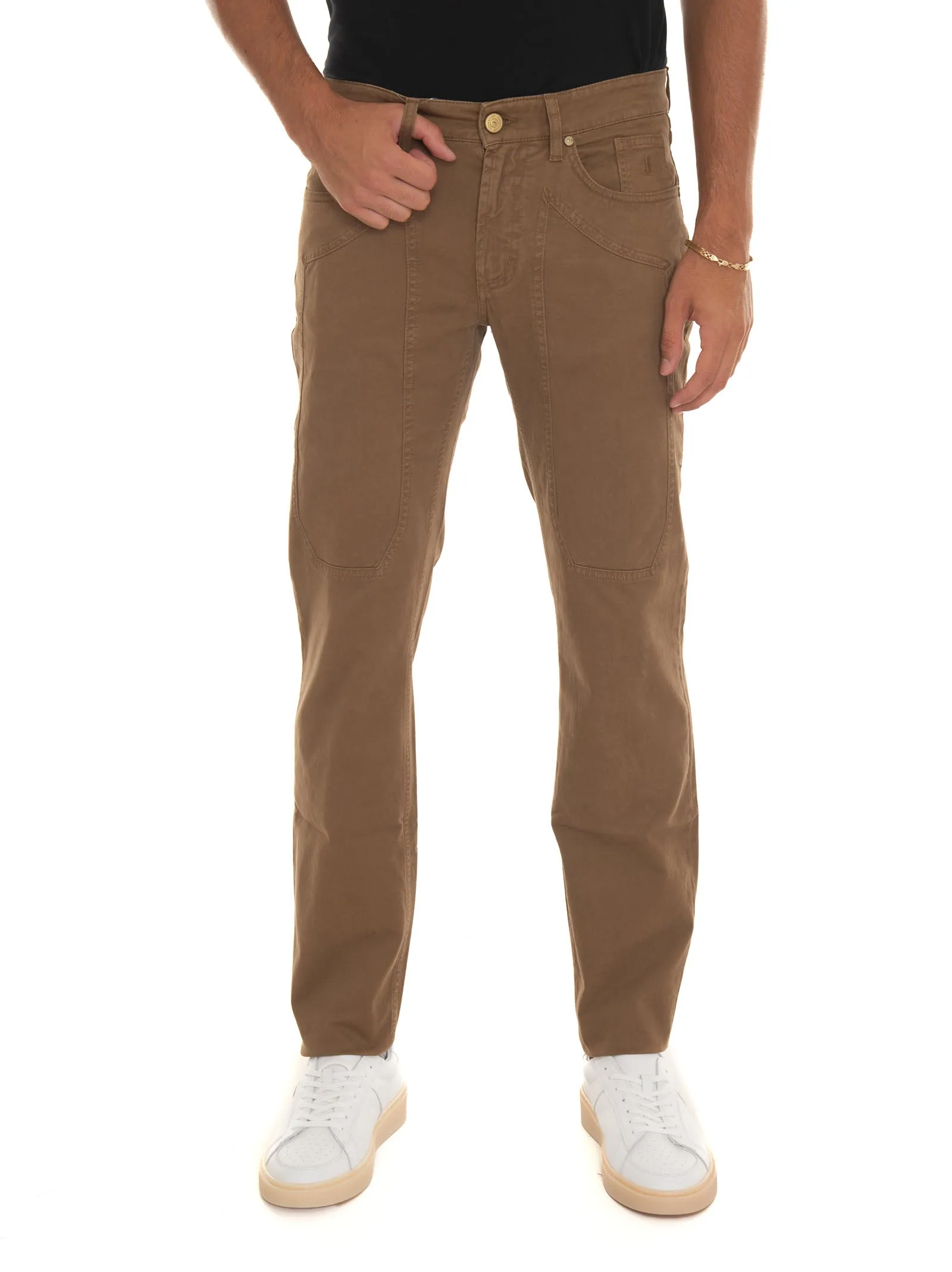 Pantalone 5 tasche Marrone Jeckerson Uomo