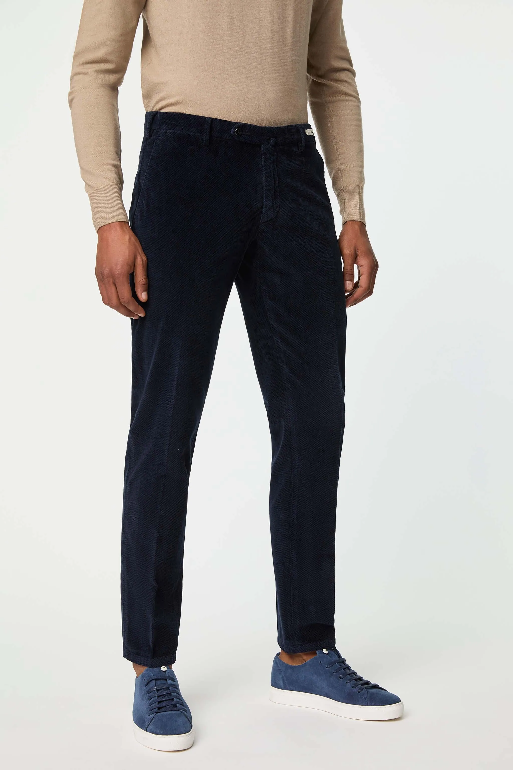 Pantalone ELTON tinto capo blu notte