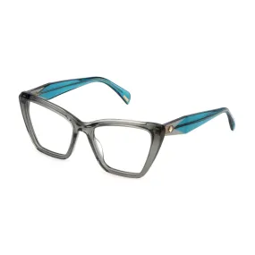   Police VPLP52E - 098Z Grigio Trasparente | Occhiale Da Vista Donna 