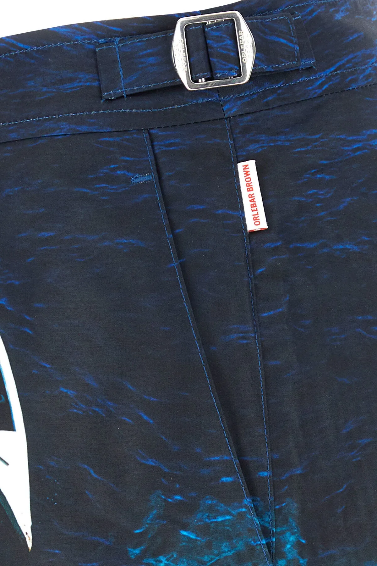 Printed polyester Bulldog Photographic swimming shorts    