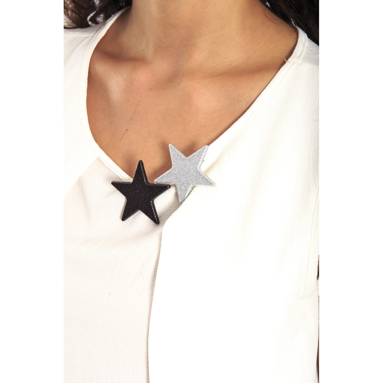 RINASCIMENTO Canotta / Top con stelle BIANCO Art. CFC0069724003