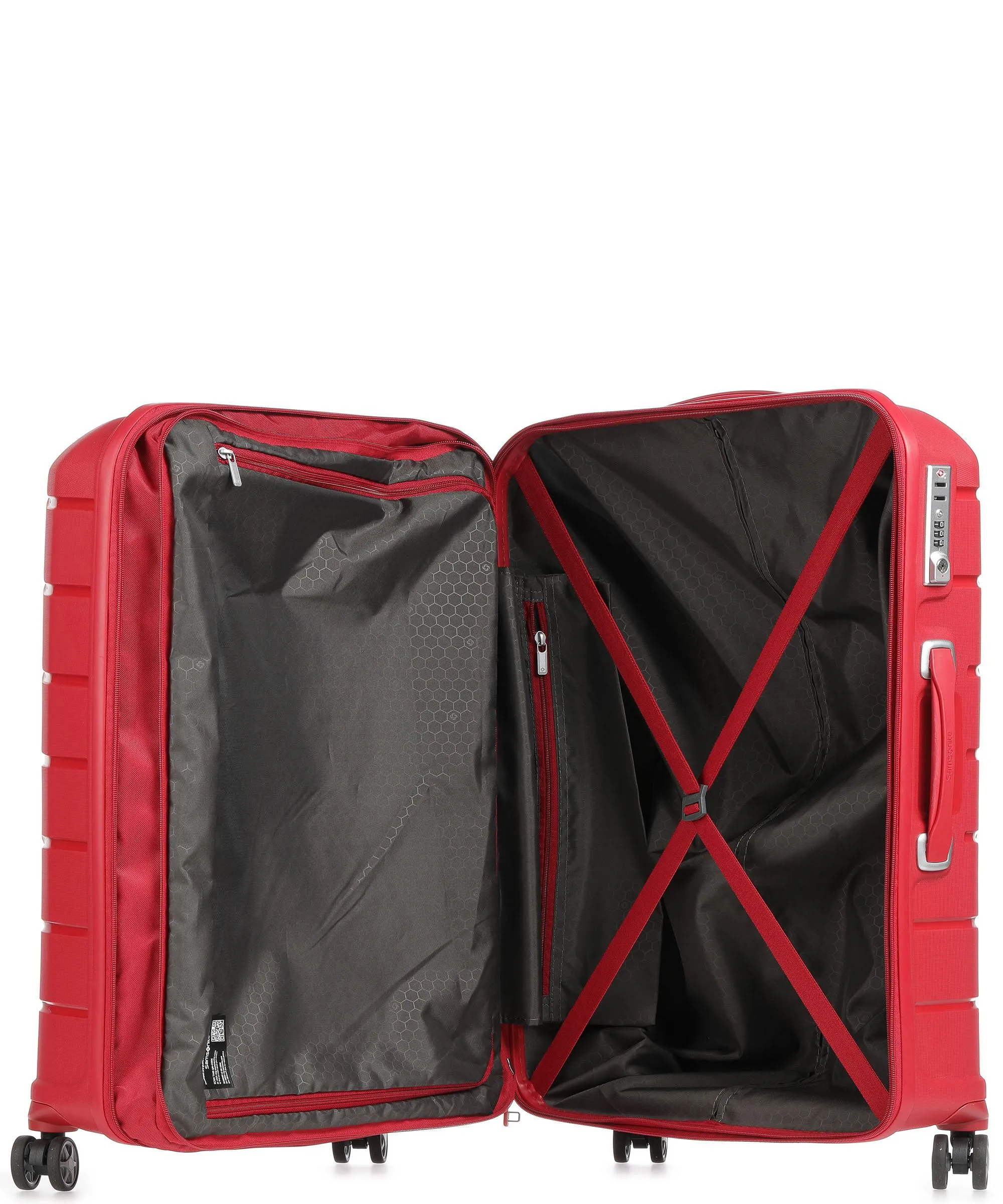  Samsonite Flux Exp Valigia trolley (4 ruote) rosso 68 cm  