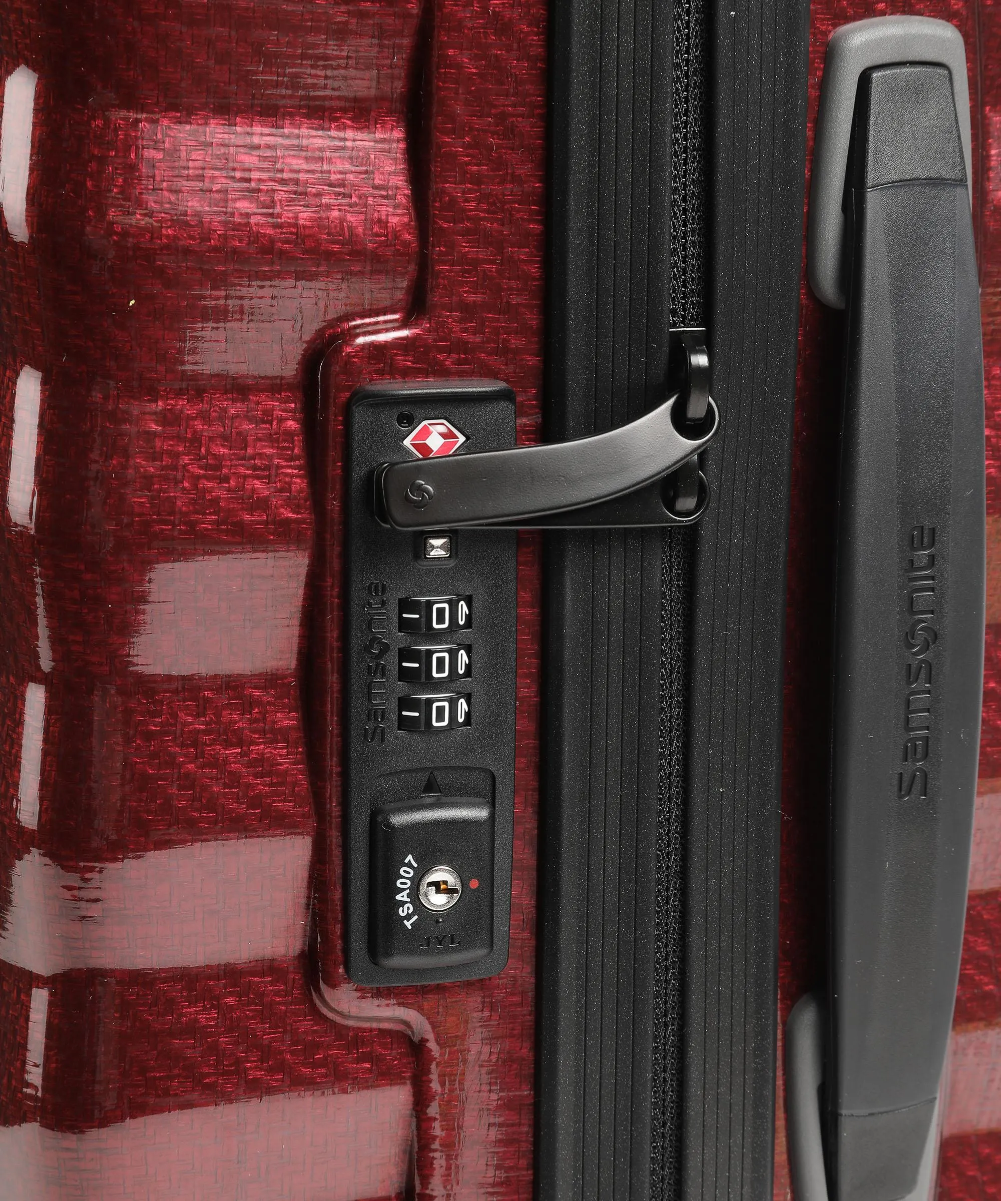  Samsonite Lite-Shock Valigia trolley (4 ruote) rosso scuro 55 cm  