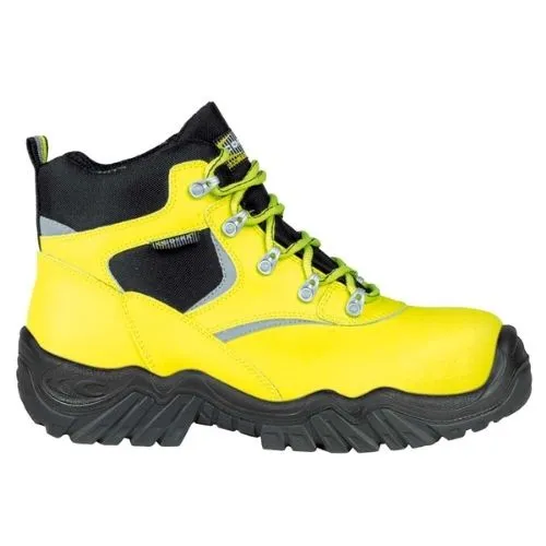 SCARPE ANTINFORTUNISTICHE COFRA LUMINOUS S3 HI CI HRO SRC GIALLO 47