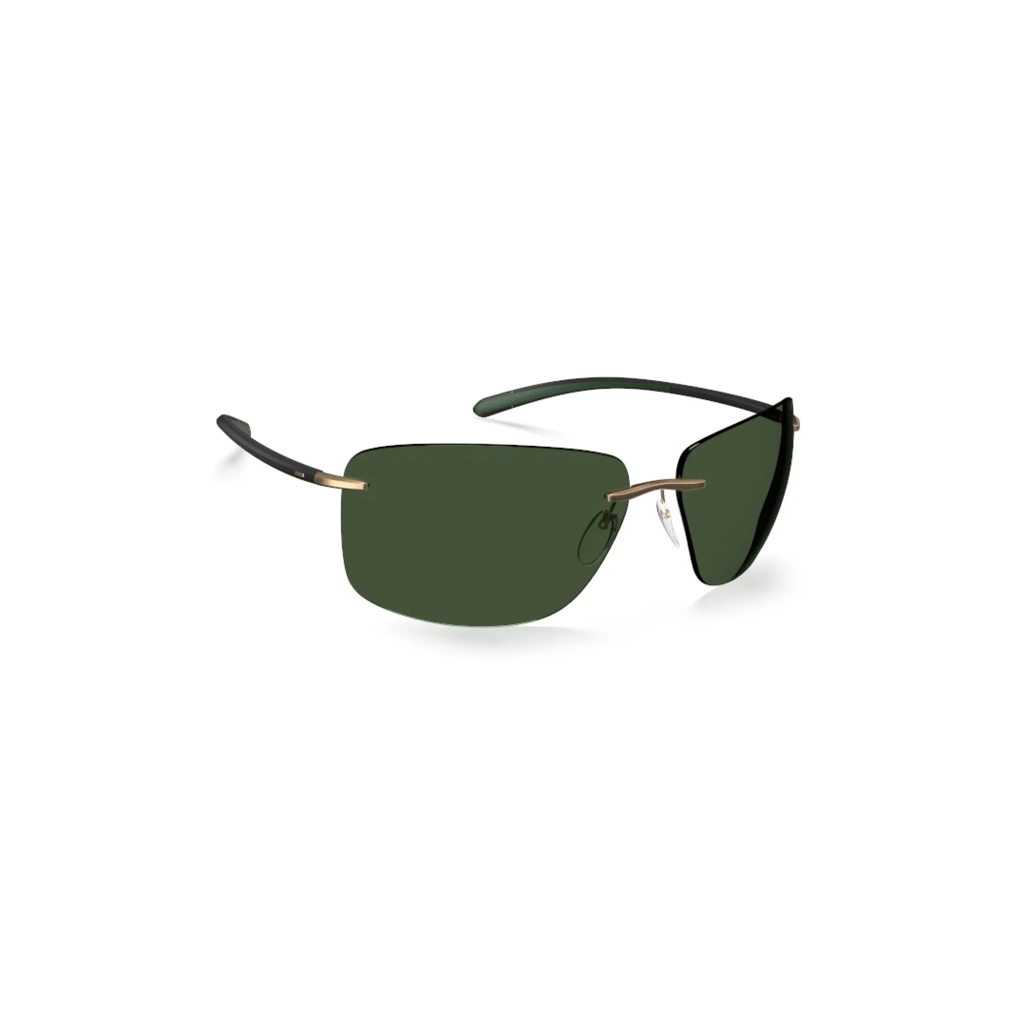   Silhouette 8728 Streamline Collection Cape Florida 7630 Nero - Verde Pino | Occhiale Da Sole Uomo 