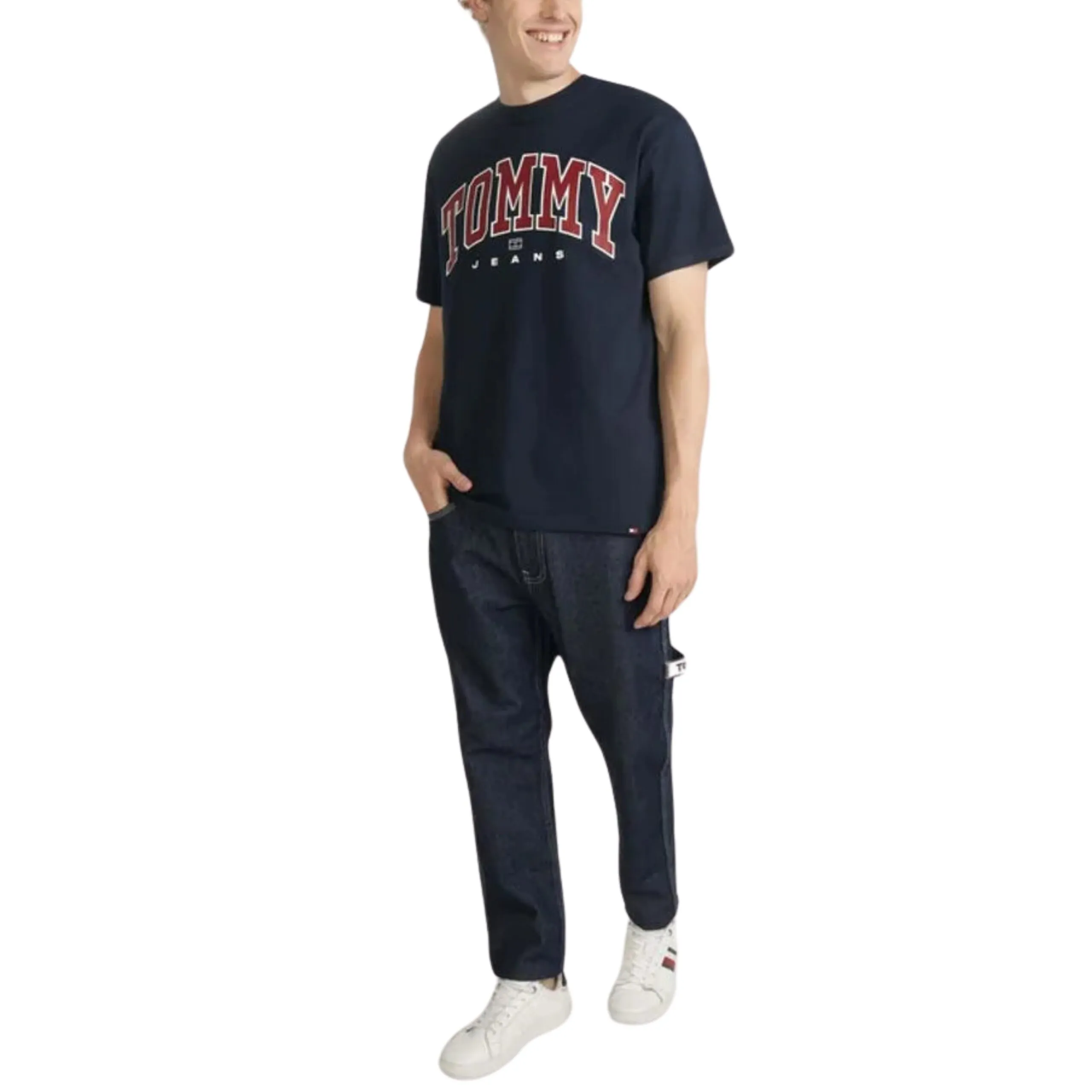 T-shirt Tommy Jeans tjm reg arch varsity tee ext