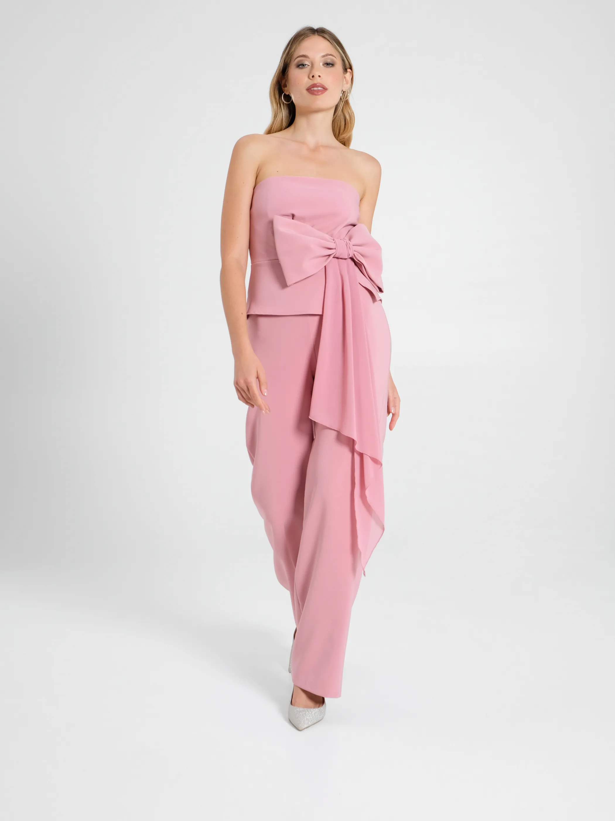      Tuta con Fiocco Rosa Antico     
