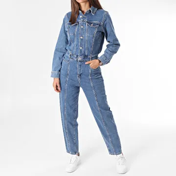 Tuta Palmer da donna in denim blu